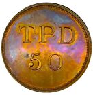  1850 s  New York City Ny-913b  r-6  Daguerrian T P D Eagle Merchant Token