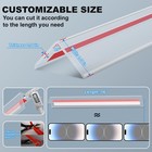 4 Pcs Clear Wall Corner Protectors 16 X 1 18 Inch Self Adhesive