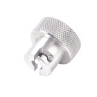 6061 Aluminum Bottle Jack Valve Knob For Harbor Freight Press   3 8   Silver