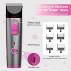 10 In 1 Pro Pet Grooming Kit With Vacuum Hair Dryer   Clipper 15kpa Nail Grinder