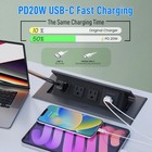 Conference Table Power Outlet Pd20w Type-c Fast Charging Pop Up Table Hub Con   