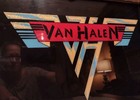 Vintage 1980s Van Halen Fair Prize Carnival Glass Mirror W Frame Rare 15 X 19 In