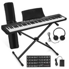 88-key Digital Piano  Full Size Semi-weighted Keyboard  Sustain Pedal  Stand   C