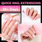  Nails Tips  510pcs Soft Gel Nail Tips Coffin Acrylic Full Cover Short Coffin