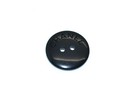 Chanel Lot Of 4 Black Plastic Logo 18 Mm 2 Hole Replacement Clothing Buttons