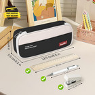 Pencil Pouch  Big Capacity Waterproof Pencil Case  Sturdy Stationery Pen Bag For