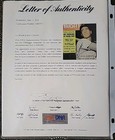 Joe Dimaggio Signed Autographed 1948 Varsity Magazine Psa Dna Loa Yankee Clipper