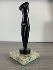 Alexander Archipenko Bronze Sculpture  torso 1948 Femme  Signed And Numbered
