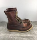 Irish Setter 877 Soft Moc Toe Work Mens Hunting Leather Boots Size 10 Vintage