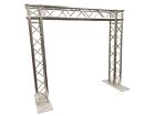 Square Aluminum Truss Goal Post Lighting System For Dj Lights Speakers Cubes