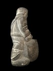 Vintage Inuit Soapstone Carving  Signed And Numbered On Bottom 