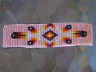 Traditional Navajo Indian Made Beaded Barrette 3 7 8 Inches Long Irene Tsosie