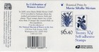 Scott  3127a  3126-27  Botanical Prints  merian  Booklet Of 20 Stamps - Mnh