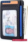 Buffway Slim Minimalist Front Pocket Rfid Blocking Leather Wallets For Men And W