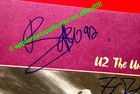 U2 Signed In Person Unforgettable Fire Album - All 4 - Rare