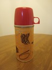 Vintage 1961 Lawman Cowboy Western Thermos near Mint 