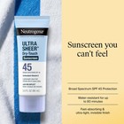 Neutrogena Ultra Sheer Dry Touch Sunscreen Lotion Spf 45 Broad Spectrum Uva Uvb
