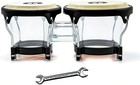 7  8  Inch Bongo Drum Acrylic Shell Sheepskin Head Tuning Wrench Hand Drum