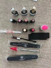 Modelones Glue Gel Nail Polish Kit  Uv Light Dryer   Tools  6 Colors W Top Base