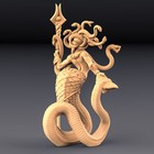 Queen Sthenaria Medusa Snake Pinup Miniature   D d Dnd   