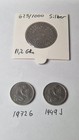 1951 J 5 Dm Silver Eagle  50 Pfennig 1949 J  50 Pf 1972 G All Good Condition