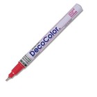 Decocolor  Paint Marker  Red Ink  Extra Fine Point  Opaque  Oil Based