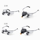 2 5x-3 5x Dental Lab Medical Surgical Ergo Binocular Loupes  5w Led Head Light