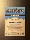 2016-17 Sp Game Used Dylan Strome Draft Day Marks Rookie Patch  e  13 35 Ssp Ddm
