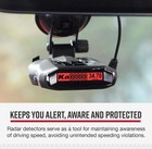 Cobra Rad 700i Laser Radar Detector - Premium Detection Range  Ai  Apple Carplay