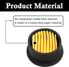4pcs Air Compressor Replacement Filter Elements air Compressor Intake Paper Filt