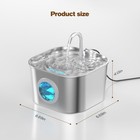 Cat Water Fountain Stainless Steel  Pet Fountains For Cats dog Indoor Automatic