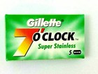 7 O Clock Double Edge Safety Razor Shaving Barber Blades 100 Pack