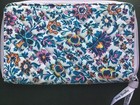 Vera Bradley Cloud Vine Multi Rfid Deluxe Travel Wallet Brand New