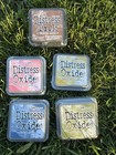 5 Ranger-tim Holtz-distress Oxide Ink Pads Sealed Worm Lipstick Faded Jeans