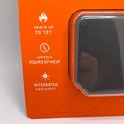 Thaw 2k Rechargeable Hand Warmer Unisex Os Black New Double Sided Heat Led Read