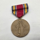 Vtg World War Ii Ww2 Us Army Military 1941     1945 Campaign Service Victory Medal