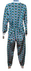 Vtg Jennifer Dale Snowman One Piece Pajamas Drop Seat M New Nos Union Made Usa