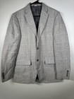 Ralph Lauren Mens Gray Ultraflex Windowpane Plaid Classic Fit Suit Separate 38r