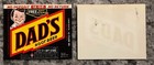 Vintage 1960s Dad s Root Beer Soda Bottle Labels - Original Nos Set Of 10 Unused
