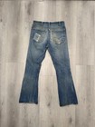 Vintage 1960s Late 60s Levis 646 Big E Orange Tab Bell Bottoms Scovill 33x31