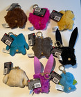 Lot Of 9 Zuru Fuggler Key Rings Funny Ugly Monster 5  Collectible Plush Keychain