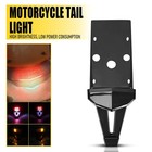 Fit Harley Chopper Bobber Light Tail Side Mount License Bracket Plate Motorcycle
