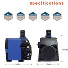 Ad 530 Gph  Submersible Powerhead Aquarium Water Pump 1 Set