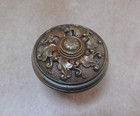 Antique Enoch Robinson Ornate Door Knob E-15410 Cast Brass Bronze 1875 Victorian