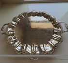 Vintage International Silver Company Footed Silver-plate Serving Tray Platter