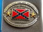 Vintage Csa Confederate States Of America South Carolina Belt Buckle