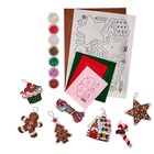 Bucilla Felt Ornaments Applique Kit Set Of 6 Christmas Tree Classics 89822e