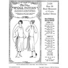 Past Patterns 2496 - Early 1920s Dress Sewing Pattern Bust 38  Mccalls