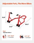  Motorcycle Rear Wheel Stand  850 Lbs Load Capacity Heavy Duty Rear Wheel Stand 