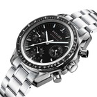 Phylida 40mm Men s Watch St19 Mechanical Chronograph Stop Watch Black Dial